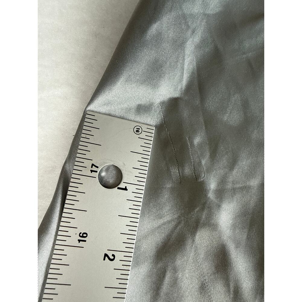 Vintage Victoria’s secret slip dress lace satin silver size L - Picture 9 of 16